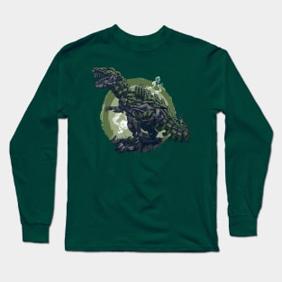 Mecharex Rises - Green Long Sleeve T-Shirt